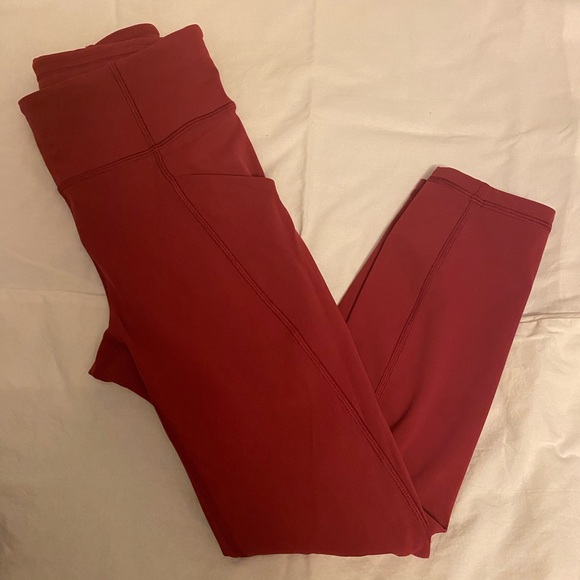 Lululemon Pink Pocket Leggings - Picture 7 of 7